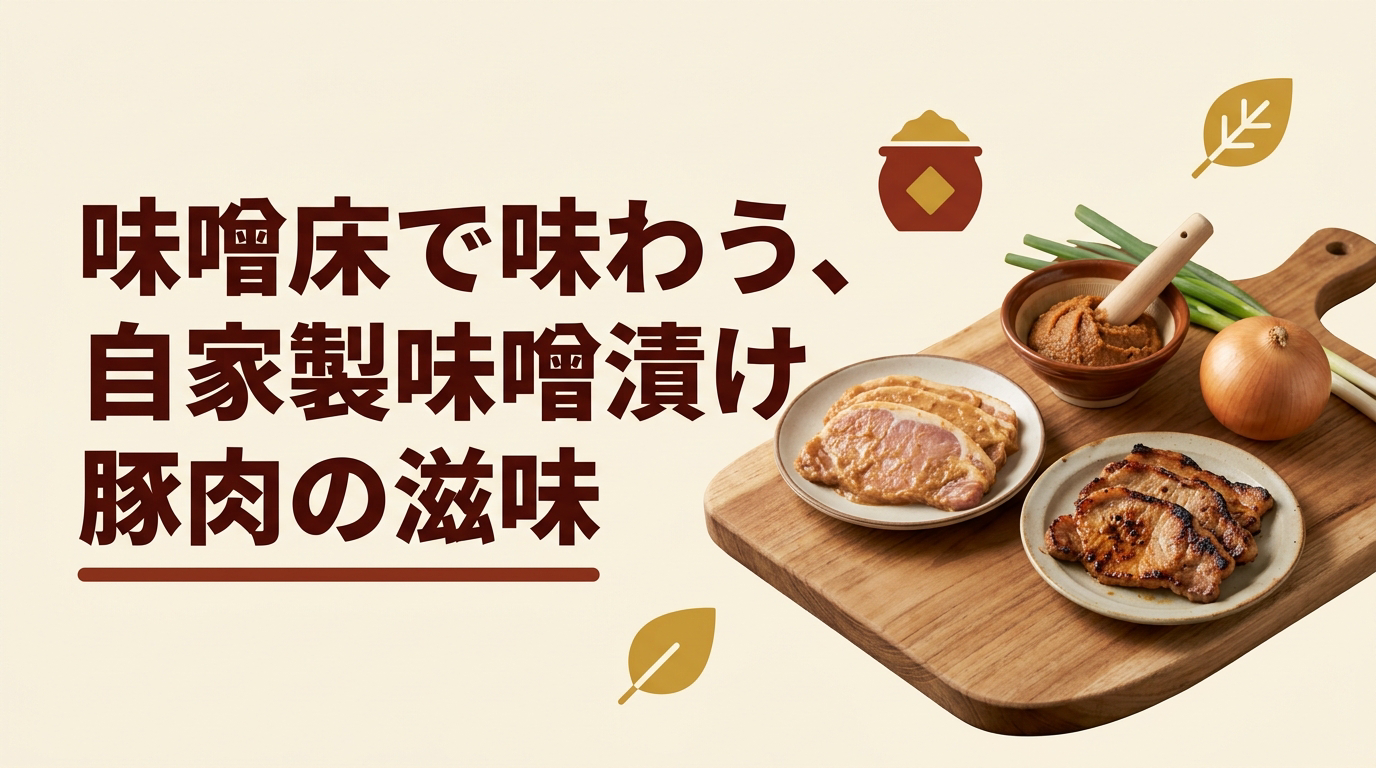 味噌と肉のおいしい関係|豚肉の味噌漬け・味噌炒めの基本と作り方